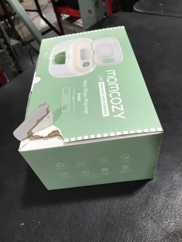 Photo 1 of Momcozy Baby Wipe Warmer, Innovative Spring Design, Large Capacity Wipes Dispenser, Fast and Even Heating, 4 Modes of Temperature Heating Control, Diaper Wipe Warmer with Night Light