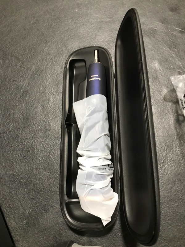 Photo 1 of Philips Sonicare DiamondClean Smart 9750 Electric Toothbrush, Sonic Toothbrush with App, Pressure Sensor, Brush Head Detection, 5 Brushing Modes and 3 Intensity Levels, Lunar Blue, Model HX9954/74