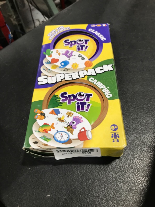 Photo 1 of Zygomatic Spot It! Super Pack (2024 Refresh) Eco Big Box - Includes Classic and Camping Editions, Family Card Game Bundle for Quick Reflexes! Ages 6+, 2-8 Players, 10 Minute Playtime, Made