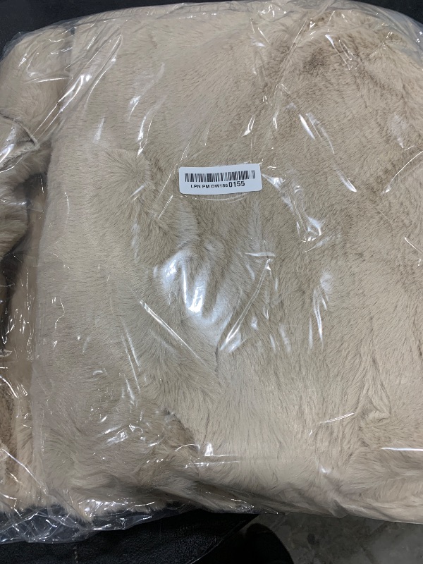 Photo 1 of Ghouse Ultra Soft Faux Rabbit Fur Rug 3x5, Machine Washable Area Rugs for Bedroom Fluffy Rugs for Living Room, No-Shedding Carpet Sheepskin Rug Light Brown Beige