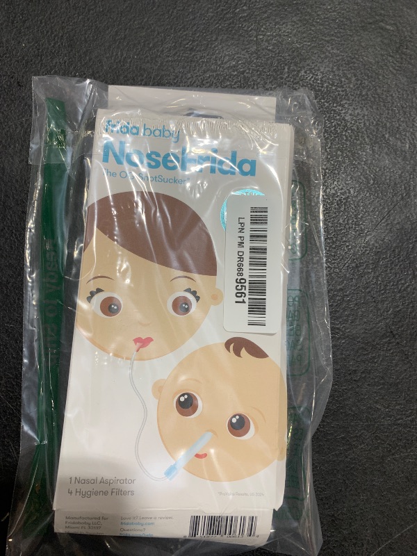 Photo 1 of Frida Baby NoseFrida SnotSucker for Baby, Nasal Aspirator for Baby, Nose Sucker Nasal Aspirator for Allergy Relief + Congestion Relief, FSA/HSA Eligible