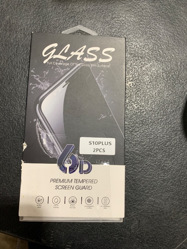 Photo 1 of KUUBUUL for Samsung Galaxy S10 Plus Tempered Glass Screen Protector, [2 PACK][Recognizable Fingerprint][Protective Glass 9H Hardness][Bubble Free][Anti-scratch] Protective Film for Samsung S10 Plus