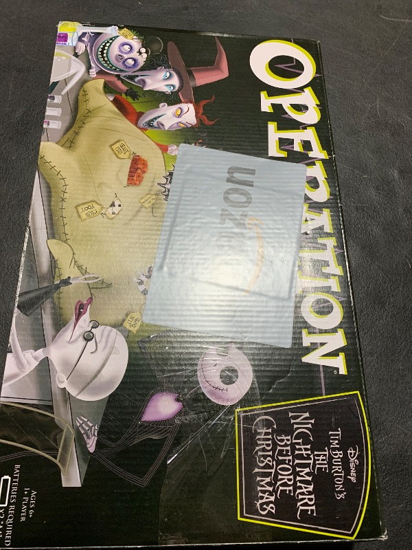 Photo 1 of Operation: Disney The Nightmare Before Christmas Board Game | Collectible Operation Game | Featuring Oogie Boogie & Nightmare Before Christmas Artwork, 1+ Players