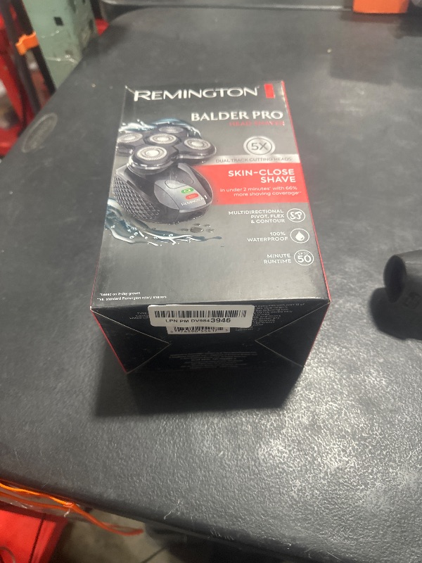 Photo 1 of Remington Balder Pro Electric Razor for Head XR7000A - Premier Wet/Dry Bald Head Shaver, Flex Blades for a Close Shave, Cordless Rechargeable, Effortless Head Shaving with Precision Dual Track Heads