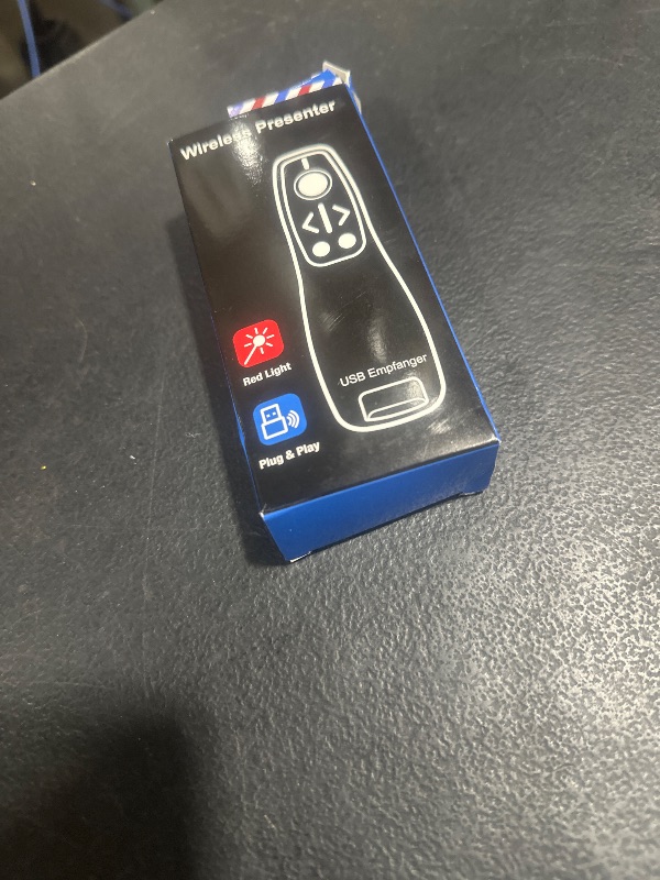 Photo 1 of 2-in-1 USB Type C Presentation Clicker Wireless Presenter Remote for PowerPoint, Powerpoint Clicker with Volume Control PowerPoint Slide Advancer for Mac, Computer, Laptop-E600