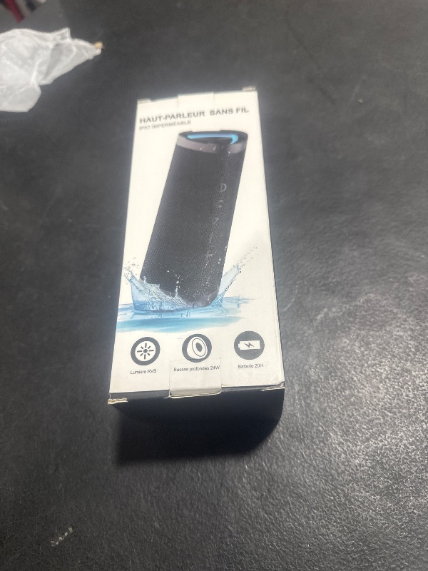Photo 1 of Vanzon V40 Bluetooth Speakers, Portable Wireless Speaker V5.0 with 24W Loud Stereo Sound, 24H Playtime, TWS & IPX7 Waterproof, Suitable for Travel, Home and Outdoors