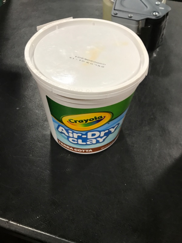 Photo 1 of Crayola Air Dry Clay for Kids (5lbs), Reusable Bucket of Terra Cotta Clay for Sculpting, Bulk Arts and Crafts Supplies, Ages 3+