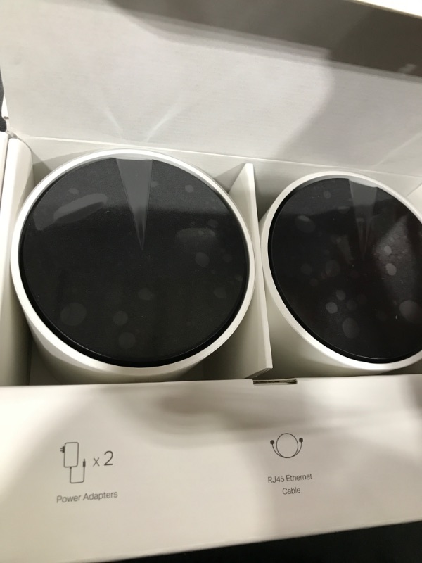Photo 1 of TP-Link Deco AX3000 WiFi 6 Mesh System - Covers up to 4500 Sq.Ft, Replaces Wireless Router and Extender, 3 Gigabit Ports per Unit, Supports Ethernet Backhaul (Deco X55, 2-Pack)