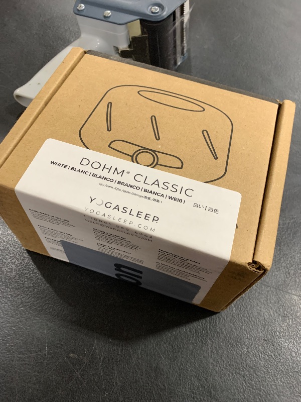 Photo 1 of Yogasleep Dohm Classic (White) The Original White Noise Sound Machine, Soothing Natural Sounds from a Real Fan, Sleep Therapy for Adults & Baby, Noise Cancelling for Office Privacy & Meditation