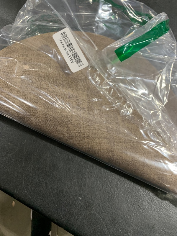 Photo 1 of Round Placemats Set of 4, Reversible Faux Leather Heat Resistant Table Mats, 100% Waterproof Oilproof Wipeable Table Protective Placemats for Vinyl, Washable for Indoor & Outdoor Use (4, Dark Coffee)