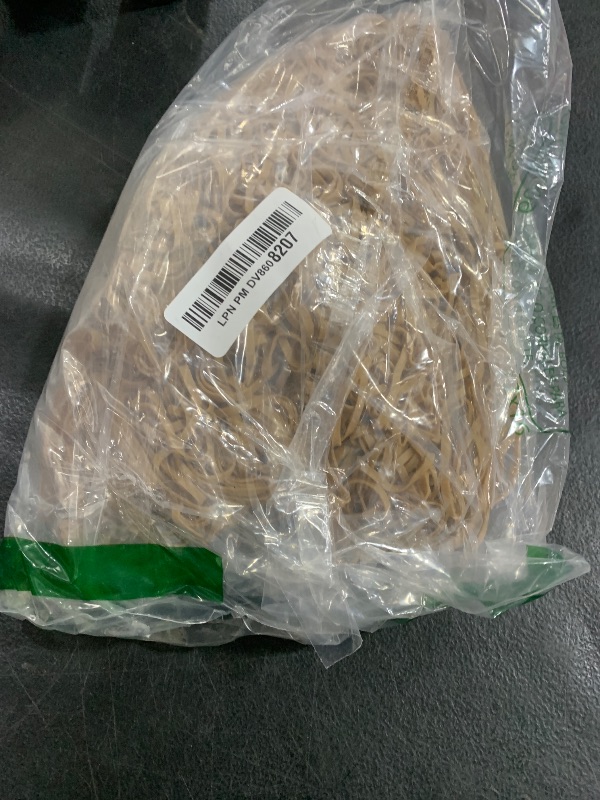 Photo 1 of Plasticplace Rubber Bands, 5 Pound, Brown