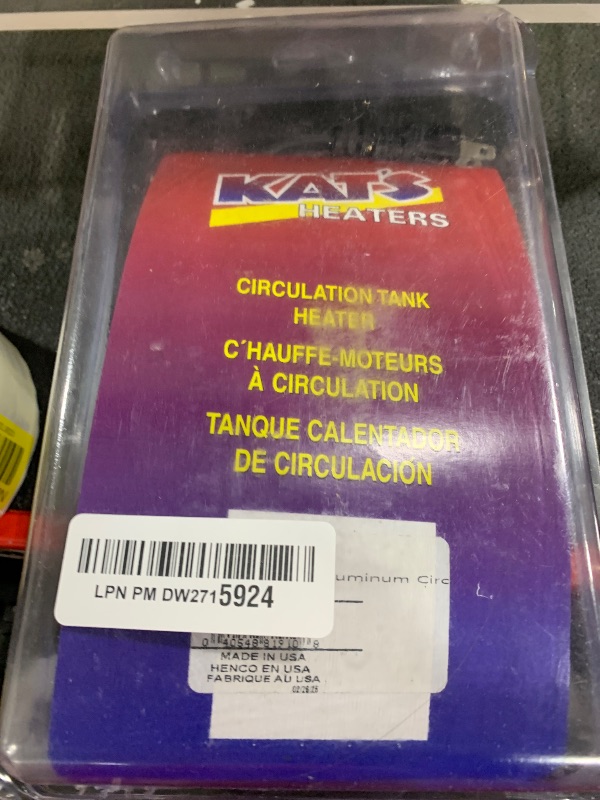 Photo 1 of Kat's 13100 1000 Watt Aluminum Circulating Tank Heater (13100X)