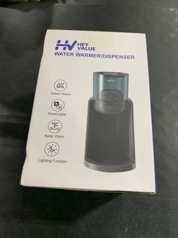 Photo 1 of Water Warmer, HEYVALUE Baby Bottle Warmer, Formula Maker with Night Light, 4 Temperature Control & 72H Keep Warm, Detachable Tank, Instantly Dispenses Warm Water, Feed Baby More Easier and Healthier