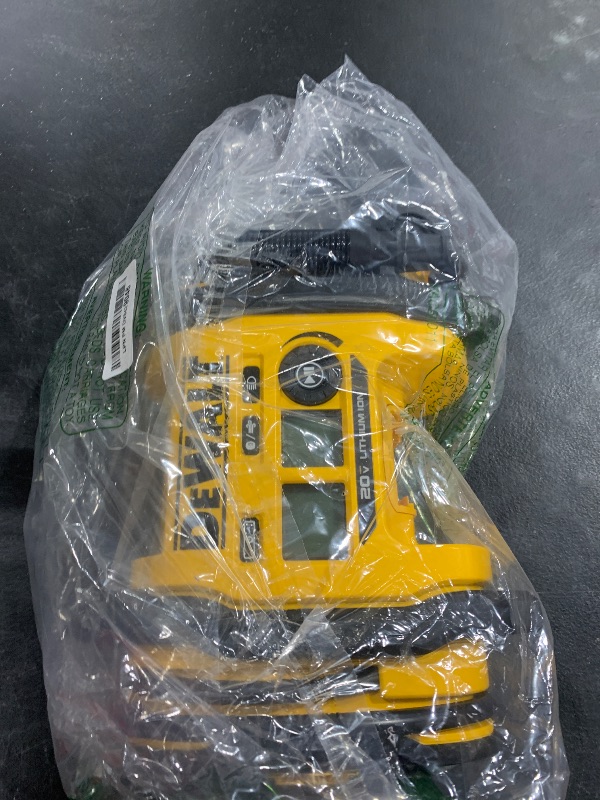 Photo 1 of DEWALT 20V MAX Tire Inflator, Compact and Portable, Automatic Shut Off, LED Light, Bare Tool Only (DCC020IB)