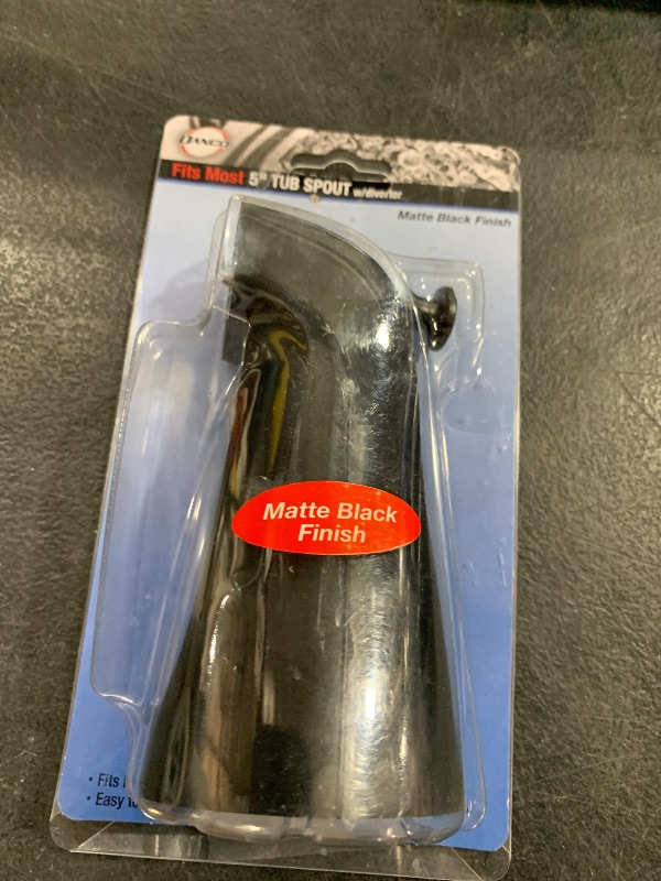 Photo 1 of Danco 11079 Tub Spout, No Size, Matte Black