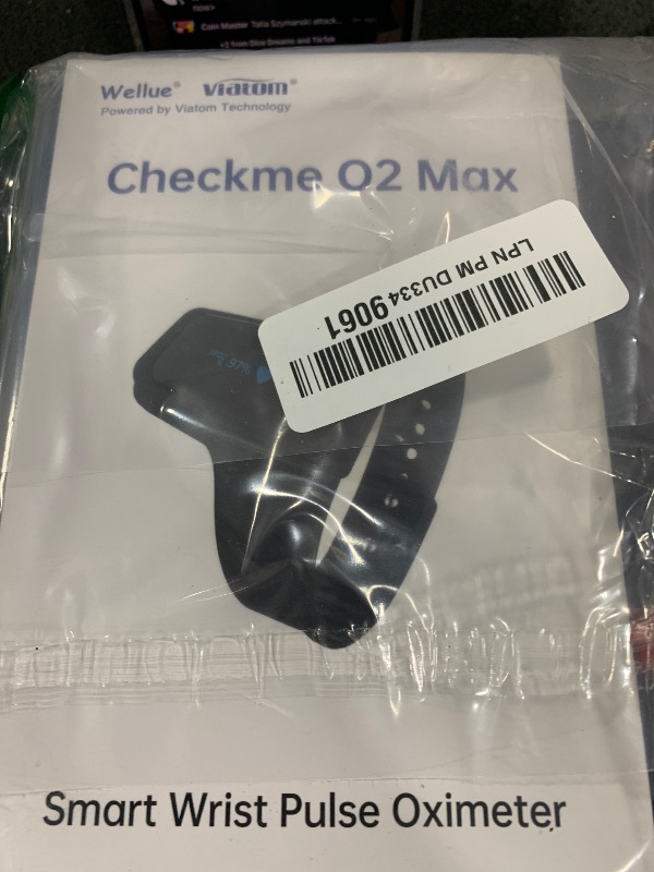 Photo 1 of Wellue O2 Pulse Oximeter with Smart Reminder | Blood Oxygen Saturation Monitor for SpO2 and Heart Rate Tracking Continuously, Bluetooth Finger Ring with Free APP &PC Report