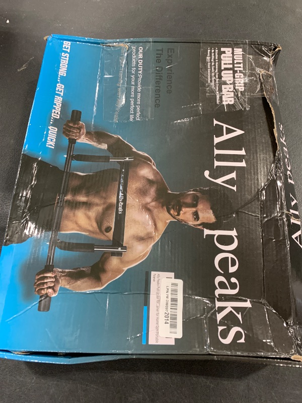 Photo 1 of Ally Peaks Pull Up Bar for Doorway | Thickened Steel Max Limit 440 lbs Upper Body Workout| Multi-Grip Strength| Indoor Chin-Up Bar Fitness Trainer for Home Gym Portable