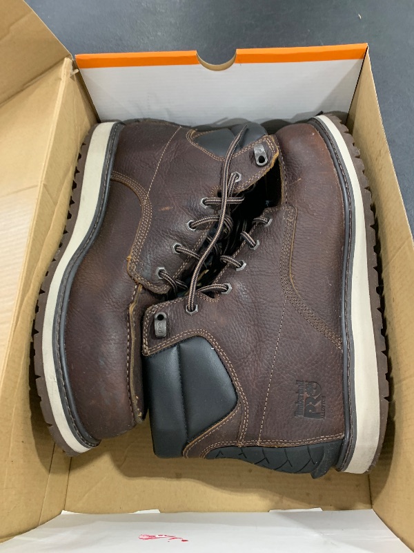 Photo 1 of Timberland PRO Men's Irvine Wedge 6 Inch Alloy Safety Toe Industrial Work Boot, Brown-2024 New, 10.5
