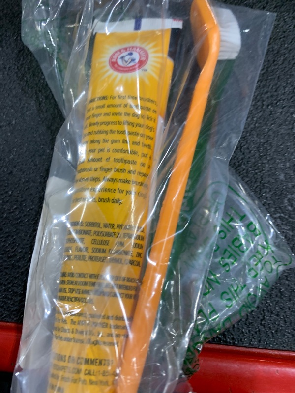 Photo 1 of Arm & Hammer for Pets Dog Dental Care Fresh Breath Kit | Includes Arm & Hammer Baking Soda Dog Toothpaste and Dog Toothbrush | Dog Plaque Removal Kit, Mint