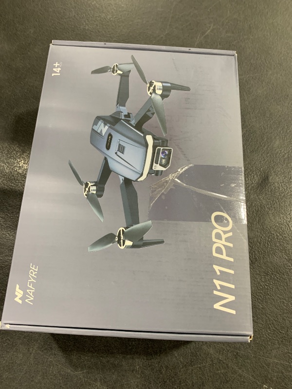 Photo 1 of NAFYRE N11 PRO GPS Drone with Camera for Adults 4K UHD, 90 Min Long Flight Time, Long Control Range, Auto Return, Follow Me, Brushless Motor, 5G FPV RC Quadcopter for Beginners
