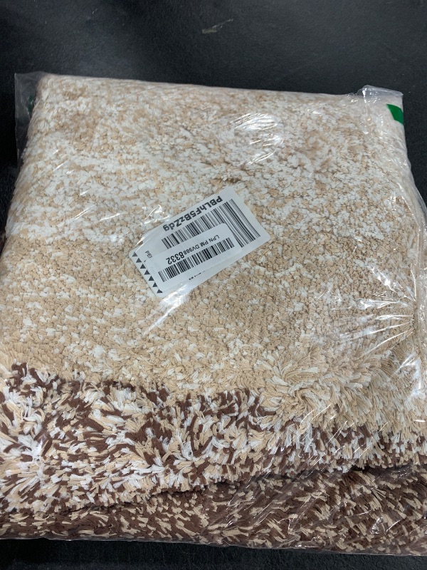 Photo 1 of OLANLY Bathroom Rugs Mat 36x24, Extra Soft Absorbent Microfiber Bath Rugs, Rubber Backing, Quick Dry, Machine Washable Bath Mats for Bathroom Floor, Tub, Shower and Home Decor Accessories, Brown