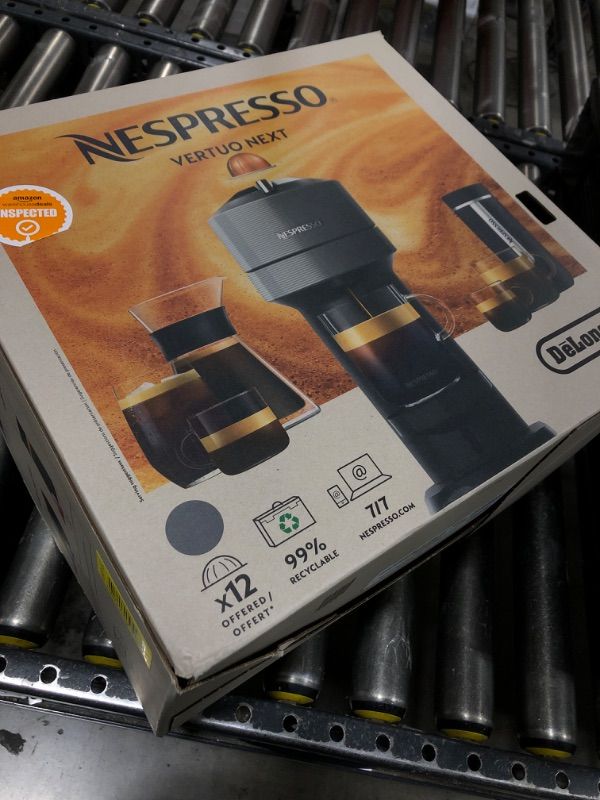 Photo 1 of Nespresso Vertuo Next Coffee and Espresso Maker, Machine Only, 1260 watts, Dark Gray