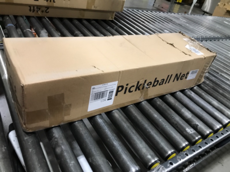 Photo 1 of Pickleball Net Pickleball Set with Net 4 Paddles, Outdoor Driveway Pickle Ball Nets with Wheels Portable 22ft Pickleball Nets Regulation Size w/Rackets, Carry Bag, Heavyduty Frame for Indoor Home