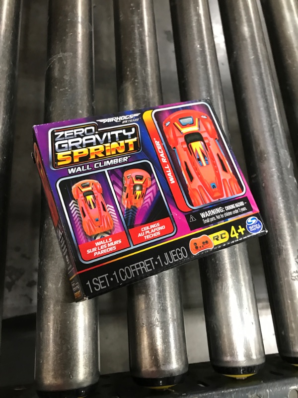 Photo 1 of Air Hogs, Zero Gravity Sprint RC Car Wall Climber, Red USB Micro B Rechargeable Indoor Wall Racer, Over 4-Inches, Kids Toys for Kids Ages 4 and up