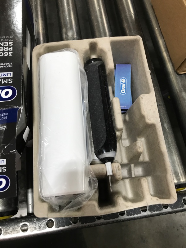 Photo 1 of Oral-B Pro Smart Limited Power Rechargeable Electric Toothbrush with (2) Brush Heads and Travel Case, Black