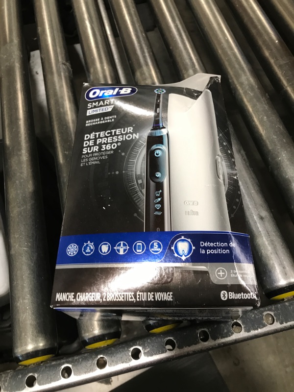 Photo 1 of Oral-B Pro Smart Limited Power Rechargeable Electric Toothbrush with (2) Brush Heads and Travel Case, Black
