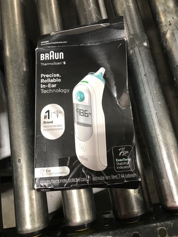 Photo 1 of Braun ThermoScan 5 Ear Thermometer - ExacTemp Stability Indicator for Professional Accuracy, Digital Display, Baby and Infant Friendly, No. 1 Brand Recommended by Pediatricians, FSA and HSA Eligible