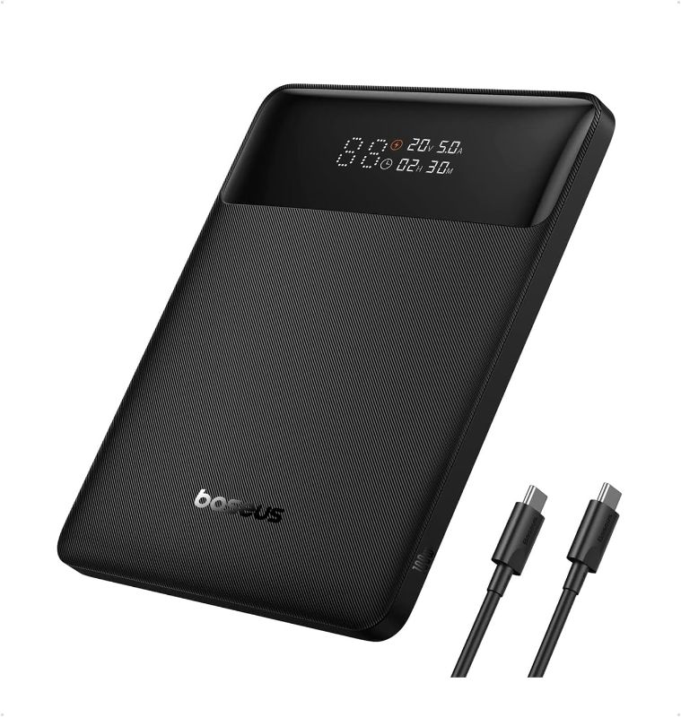 Photo 1 of Baseus Blade HD 100W Power Bank 20000mAh Fast Charging Powerbank for iPhone 15 14 13 Pro Max