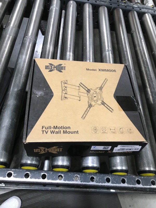 Photo 1 of USX MOUNT UL Listed Full Motion TV Mount, Swivel Articulating Tilt TV Wall Mount for 26-55Inch LED, 4K, Wall Mount Bracket with VESA 400x400mm Up to 77lbs, Perfect Center Design -XMM006-1