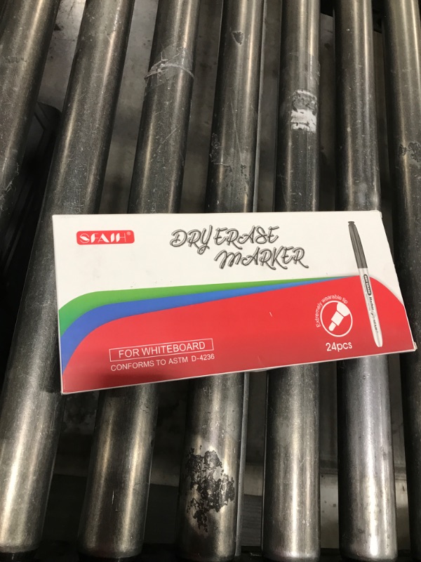 Photo 1 of SFAIH Fine Tip Dry Erase Markers - 24 Pack Blue Whiteboard Erasable Markers Bulk for Kids Adults, Ideal for Classroom School Office Home Use on White Board, Non-Toxic Easy Clean