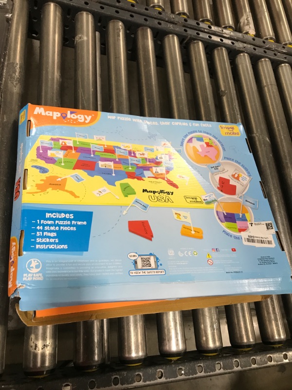 Photo 1 of Imagimake Mapology USA Map with Capitals | Learning States and Capitals | US Geography Toys for Ages 5-7 | Jigsaw Puzzles for Kids Ages 8-10 Years | Educational Toys for Ages 8-13