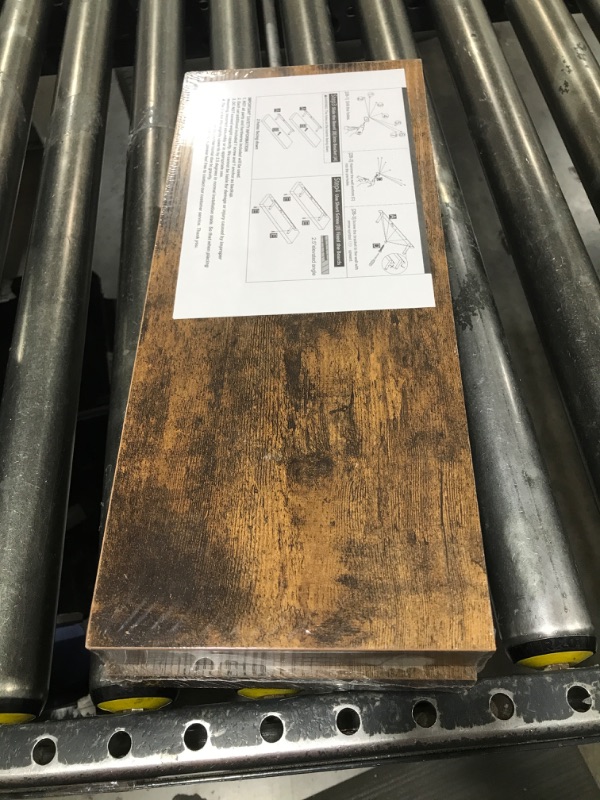 Photo 1 of Mainstays Walnut 23" Wood Floating Shelf
