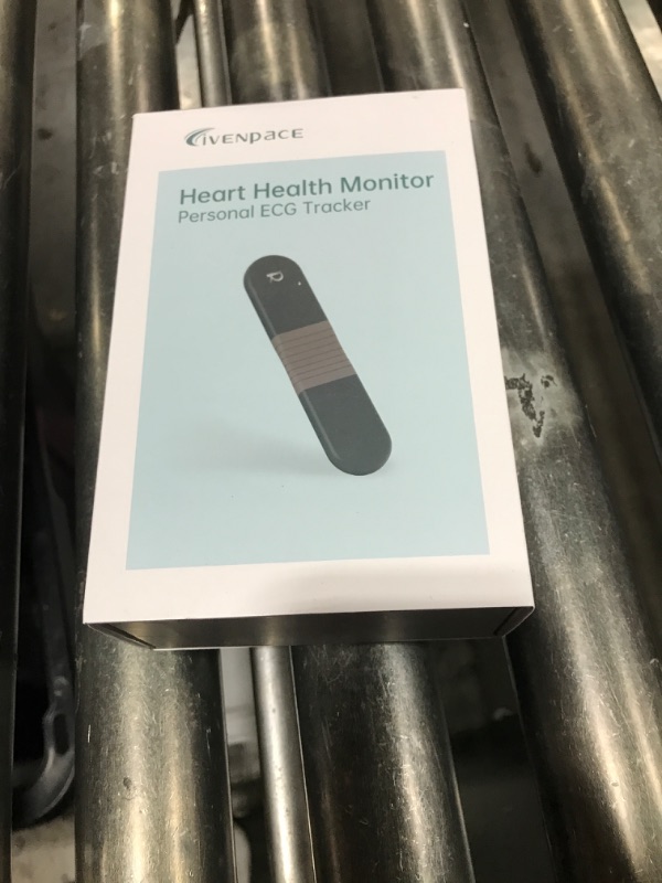Photo 1 of Livenpace AI HR Monitor, 24 Hours Chest Lead Device with Free AI Analysis & PC Report, Chargeable Recorder, HHM1