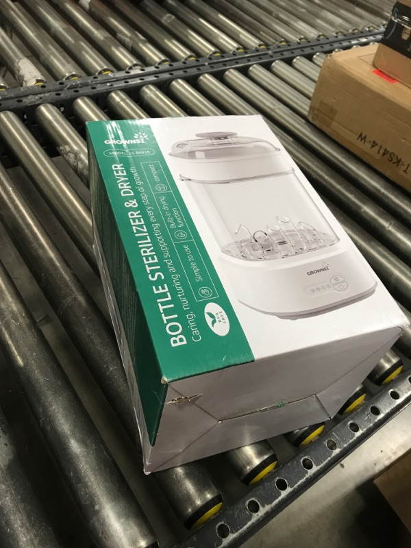Photo 1 of GROWNSY Bottle Sterilizer and Dryer, Compact Electric Steam Baby Bottle Sterilizer (Esterilizador de Biberones), Bottle Sanitizer for Baby Bottles, Pacifiers, Pump Parts