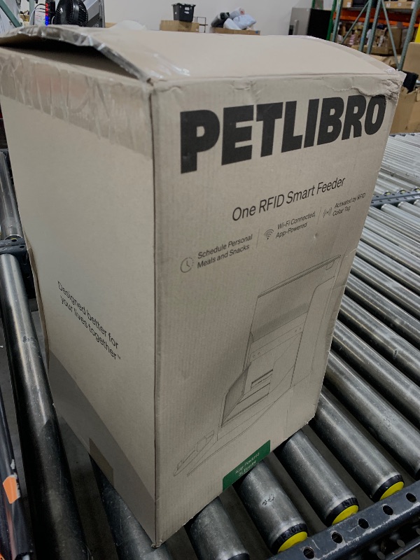 Photo 1 of PETLIBRO Upgraded RFID Automatic Cat Feeder, 5G Wi-Fi Automatic Pet Feeder, 3L Auto Cat Feeder App Control with Light Collar Tag, Tag Activated One Automatic Cat Food Dispenser 1-10 Meals Control
