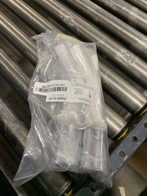 Photo 1 of Westbrass Plastic Air Gap, 2 Pack, Polished Chrome, D200P-CP-PK