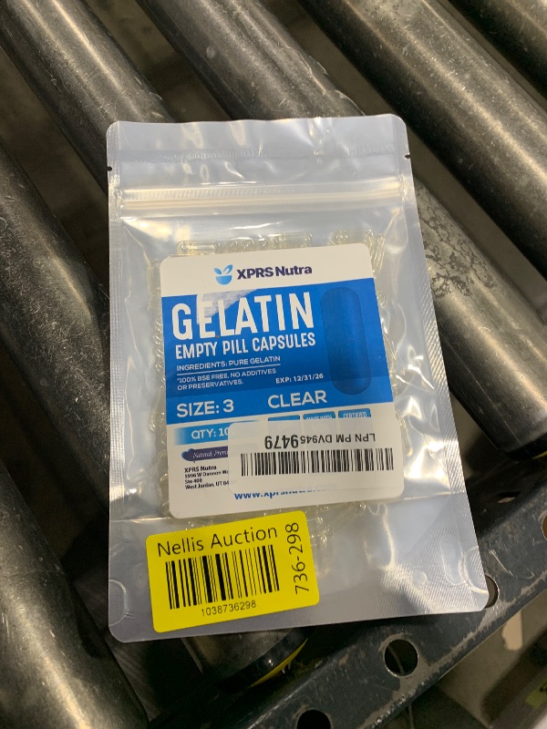Photo 1 of GELATIN EMPTY CAPSULES 