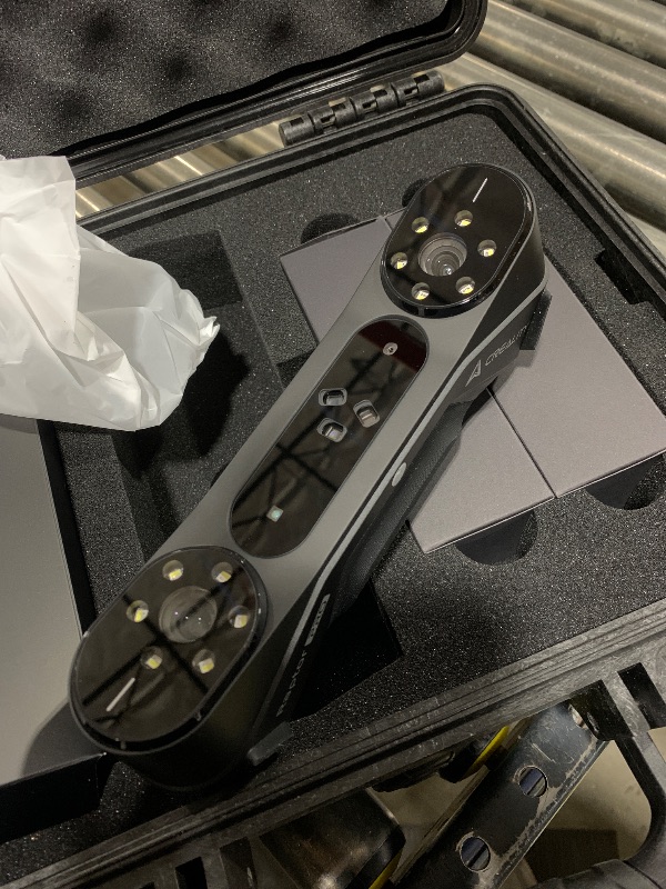 Photo 1 of Creality 3D Scanner CR-Scan Raptor Pro for 3D Printing, 22+7 Blue Laser & NIR Handheld Scanner 0.02mm Accuracy, 60fps High-Speed & 5MM to 4M Objects, 24-Bit Full-Color Scanning for Windows macOS