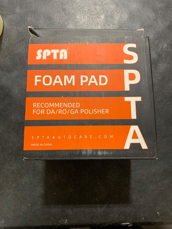 Photo 1 of SPTA Buffing Polishing Pads, 5Pc 7.5 Inch Face for 7 Inch Backing Plate, Compound Buffing Sponge Pads Cutting Polishing Pad Kit for Car Buffer Polisher Compounding, Polishing and Waxing -SPTA0010SET
