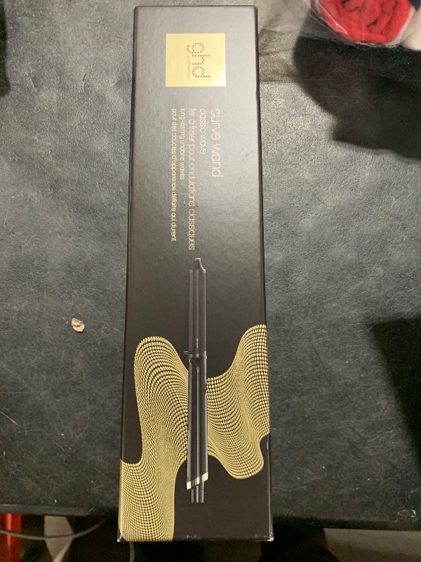 Photo 1 of ghd Classic Wave Hair Curling Wand ? 1" - 1.5" Oval Ceramic-Coated Barrel with Safer-for-Hair Styling Tool Temperature, Achieve Beach Body Hollywood Waves to Undone Texture with All Day Hold ? Black