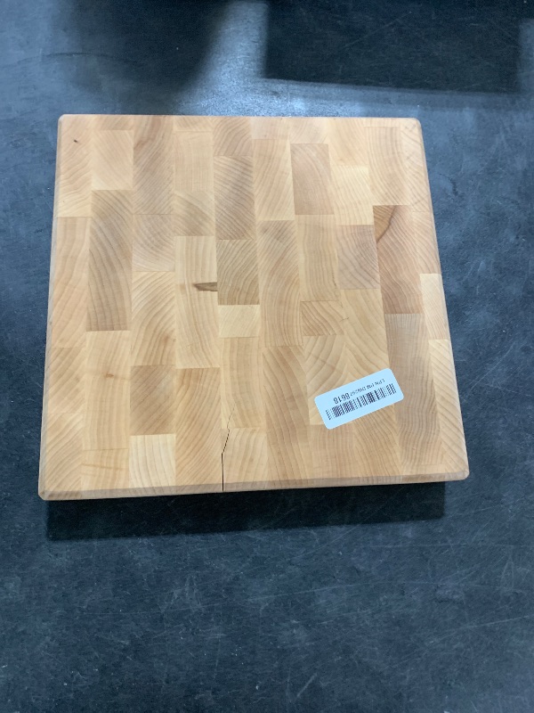 Photo 1 of JK Adams, Professional Series End Grain Cutting Board Maple, 12"x12"x2", Wood Cutting Board, Wooden Cutting Boards for Kitchen, Wooden Cutting Board, Butcher Block, Wood Cutting Boards for Kitchen
