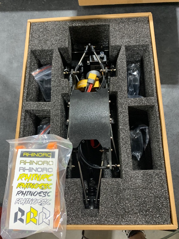 Photo 1 of RHINOESC RhinoRC YUE ONE V2 Sporty Crawler Car with T70 Servo 40A S12 Outrunner Motor Combo for MOA Competition Crawler RTR 1/10 Off-Road Car
