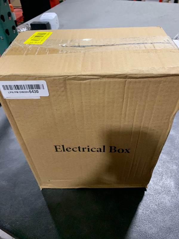 Photo 1 of CXCESNS Outdoor Electrical Box 12 x 10 x 6''D NEMA 4X Enclosure Steel Box, Waterproof & Dustproof Outdoor/Indoor Lockable Electrical Junction Box, with Mounting Plate