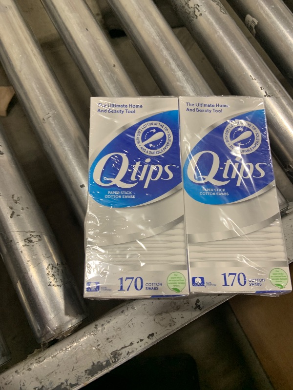 Photo 1 of Q-Tips Cotton Swabs, 170 Count, 2-Pack