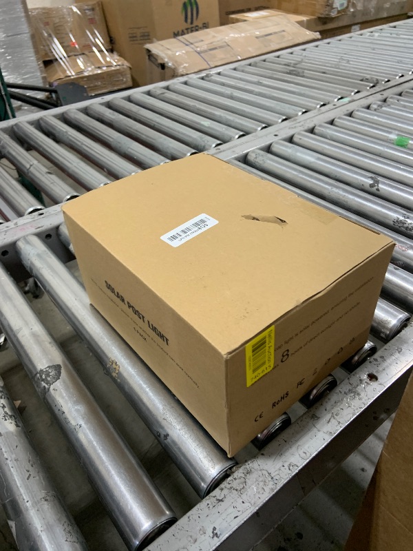 Photo 1 of VOLISUN Solar Post Cap Lights: 6 - Pack Outdoor Deck Post Cap Lights Black for Dock Fence Waterproof 2 Color Modes,4x4/6x6 Wooden/Vinyl Posts