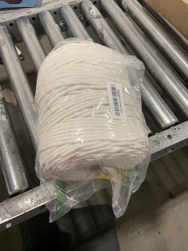 Photo 1 of AIFUN Macrame Cord 5mm x 328Yards, Natural Cotton Macrame Rope - 4 Strands Twisted Macrame Cotton Cord for Wall Hanging, Plant Hangers, Crafts, Gift Wrapping and Wedding Decorations(5mmX300m)
